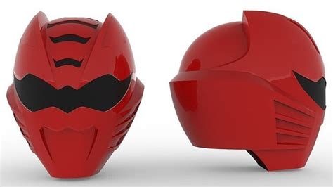 Power Ranger Jungle Fury Red Ranger Helmet D Model D Printable Cgtrader