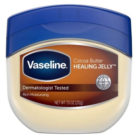 When your skin is cracked, its moisture barrier has been severely damaged by dryness and has difficulty repairing itself. Vaseline Cocoa Butter Petroleum Jelly 7.5 Oz : Target