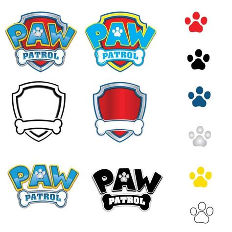 Paw Patrol Svg Paw Patrol Logo Illustraties In Digitaal Etsy Paw