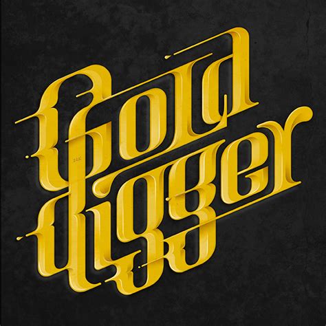 Now i aint sayin you a gold digger you got needs you dont want ya dude to smoke but he can't buy weed you go out to eat and he cant pay yall cant leave there's dishes in the back, he gotta roll up his sleeves composição: Gold Digger - Tribute to Kanye West music theme on Behance