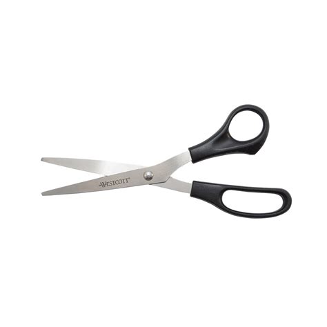Westcott All Purpose Stainless Steel Scissors 8 Straight 3 12 Cut