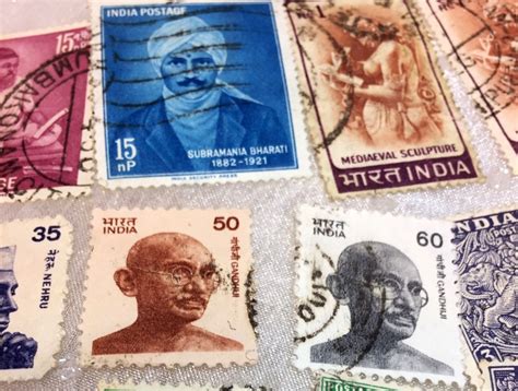 India Vintage Postage Stamps Extremely Rare Etsy