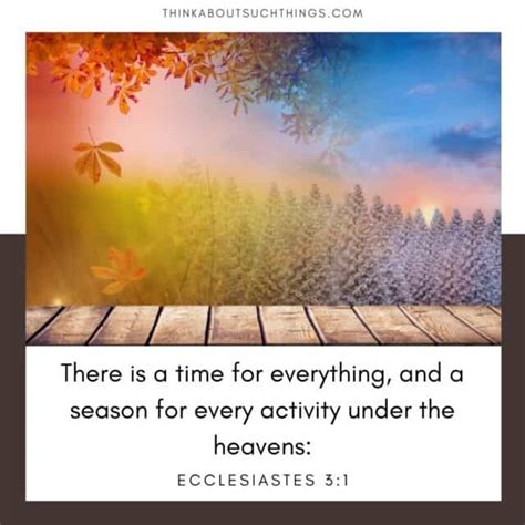 20 Interesting Bible Verses About Seasons Think About Such Things