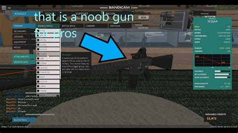 The Noob Guns For Pros Roblox Phantom Forces Youtube