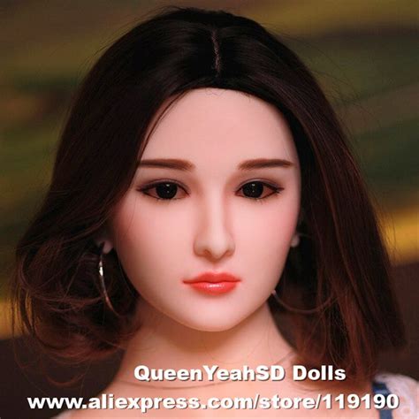 New Tpe Silicone Head For Sex Doll Oral Sexy Custom Makeup Real Human Dolls Heads Can Fit Body