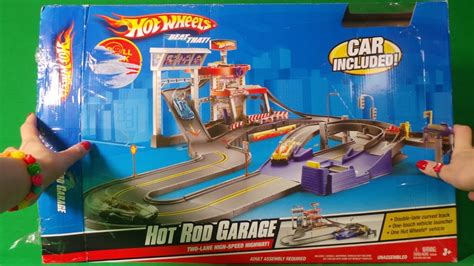Hot Wheels Ultimate Hot Rod Racing Play Set Unboxing And Vintage
