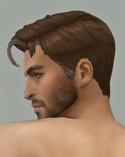 An Animated Image Of A Man With Long Hair And No Shirt On Looking To