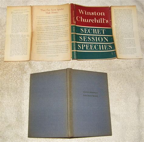 Winston Churchills Secret Session Speeches Churchill Winston