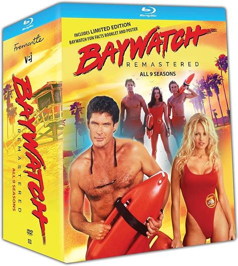 Baywatch Blu Ray Remastered Seasons Includes Pilot Amazon Ca David Hasselhoff Pamela