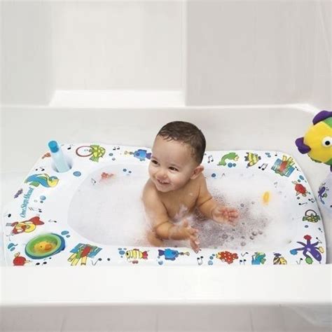 Inflatable baby bath tubs have become more popular in recent years, as they have proven to be able to make children have a more pleasant experience in the bathtub. One Step Ahead | Baby bath toys, Baby tub, Inflatable baby ...