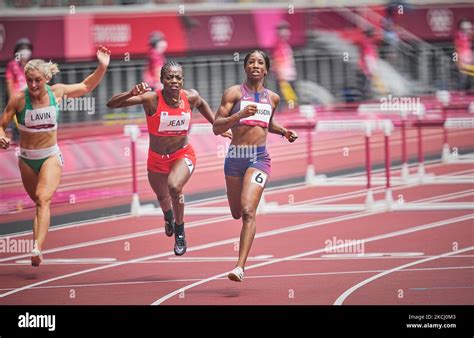 Kendra Harrison From Usa During 100 Meter Hurdles For Women At The Tokyo Olympics Tokyo Olympic