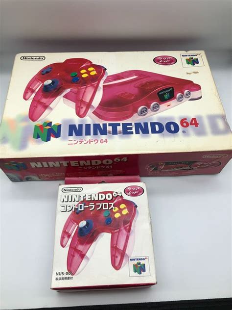 1 Nintendo 64 Watermelon Clear Red Console Console Catawiki