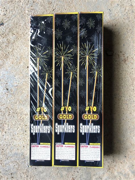 10 Golden Sparklers Soni Fireworks