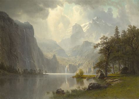 Mountain Art Print Landscape Art Albert Bierstadt