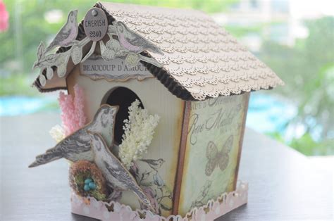 Simply From The Hut Altered Art Bird House