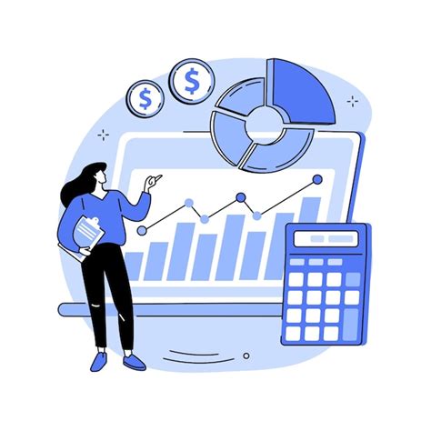 Ilustração Em Vetor Conceito Abstrato De Sistema De Gestão Financeira