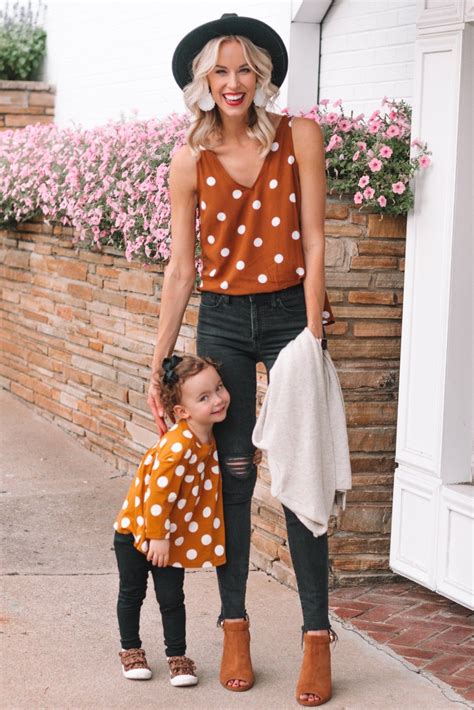 Mommy And Me Fall Matching Outfit Straight A Style Mom Daughter Outfits Mommy Daughter