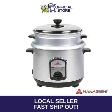 Hanabishi L Automatic Rice Cooker With Steamer Hhrc Ss Lazada Ph