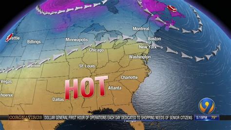 Hot Weather Moves Into The Area This Weekend Youtube