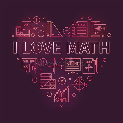 Mathematics Shape Heart Stock Illustrations 363 Mathematics Shape