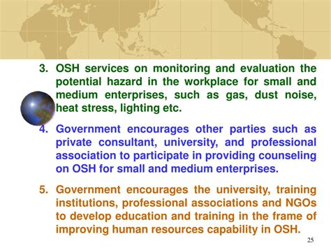 Ppt Country Report The Osh For Smes In Indonesia Powerpoint