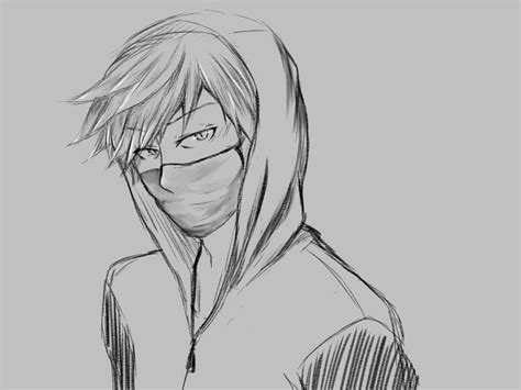 1001 ideas on how to draw anime tutorials pictures. Guy In Hoodie Drawing at PaintingValley.com | Explore ...