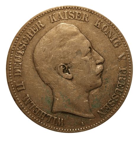 20 Mark German Wilhelm Gold Coin 1888 1912 Guidance Corporation