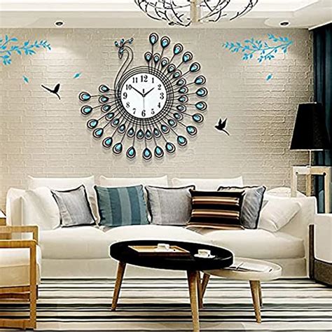 amazon wall clocks for living room clock wall home living room bedroom restaurant