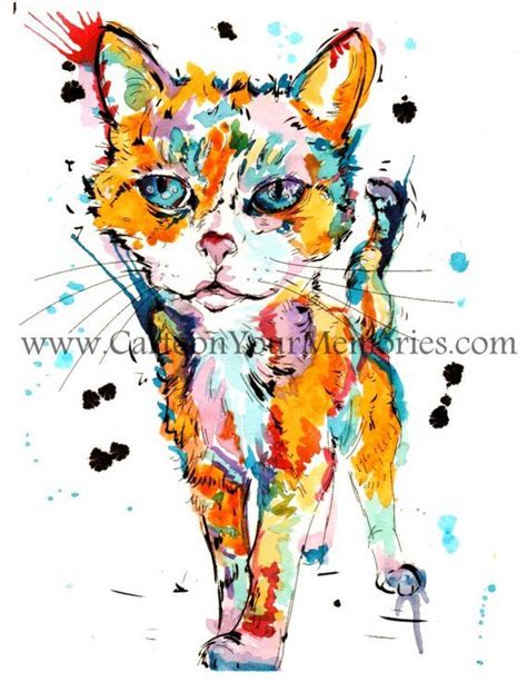 Stray Cat Art Print Etsy Stray Cat Cat Art Cat Art Print