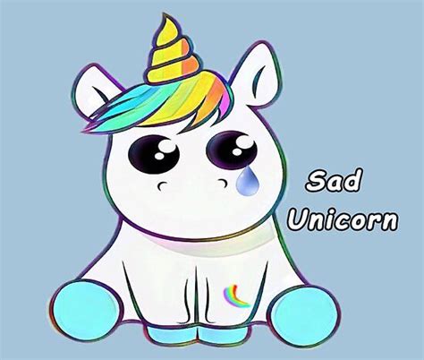 Pin On Sad Unicorn