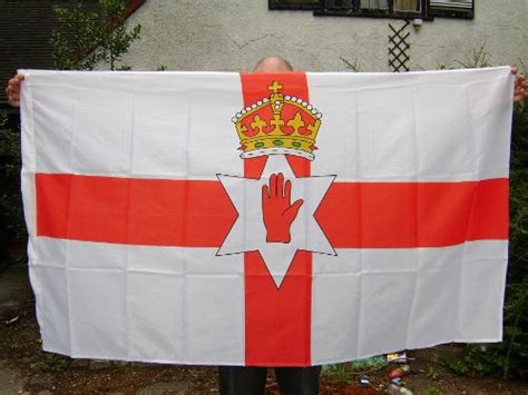Northern Ireland Irish Flag 5x3 Foot Uk Garden