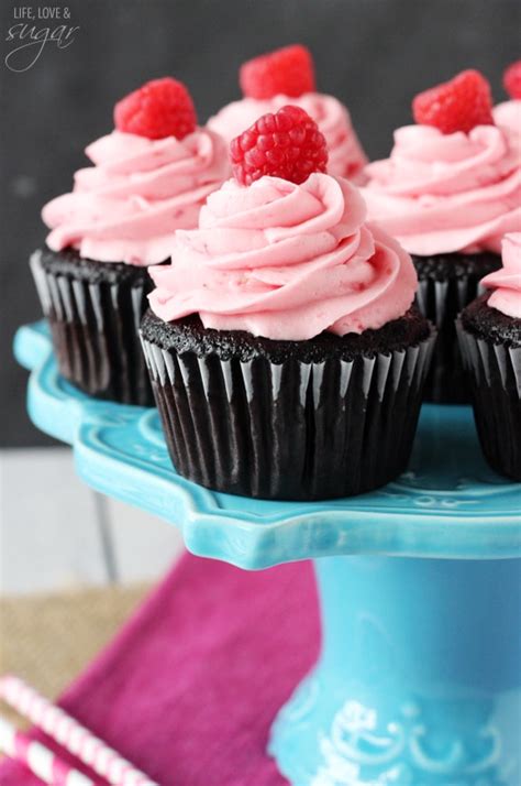 Raspberry Chocolate Cupcakes Life Love And Sugar