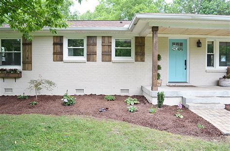While basic black shutters are always a popular choice, lowe's has a range of other colors and finishes to match your house or trim. Lowe's Home Exterior Makeover Reveal - Beneath My Heart
