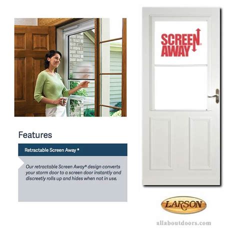 Larson Lifestyle, Retractable Screen Away, Magnetic Seal