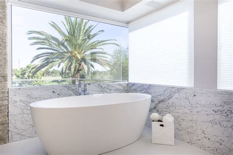 Natural stone slabs may be marble or granite and come in a. A large white soaking tub in this beautiful Las Vegas ...