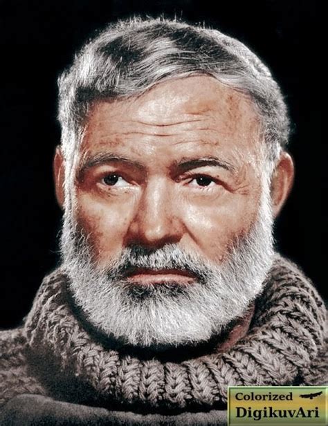Ernest Hemingway : Colorization