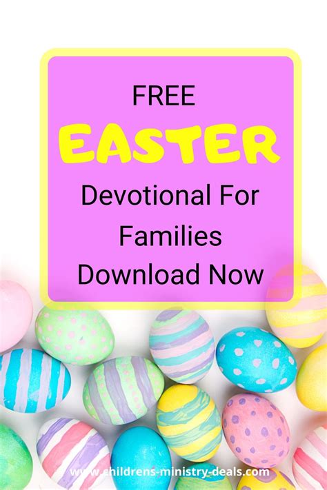 Free Easter Devotional For Families Easter Devotions Devotions For