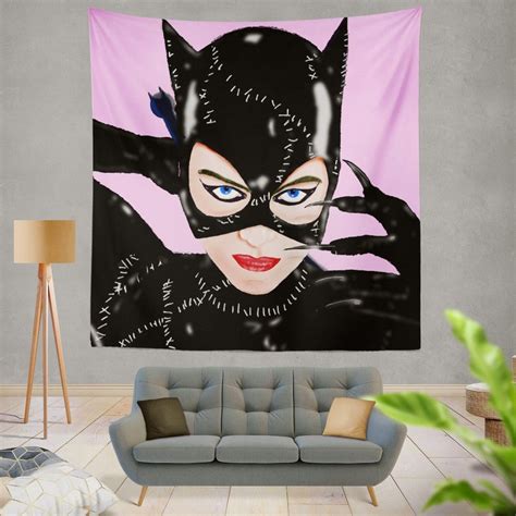 Catwoman Arkham City Michelle Pfeiffer Wall Hanging Tapestry Super