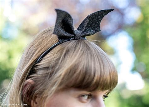 Diy Bat Wings Headband For Halloween Lia Griffith