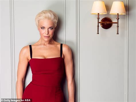 Ted Lasso Star Hannah Waddingham Poses In A Red Dress For
