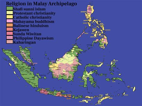Alternate Map Of Religion In Malay Archipelago 2020 Rimaginarymaps