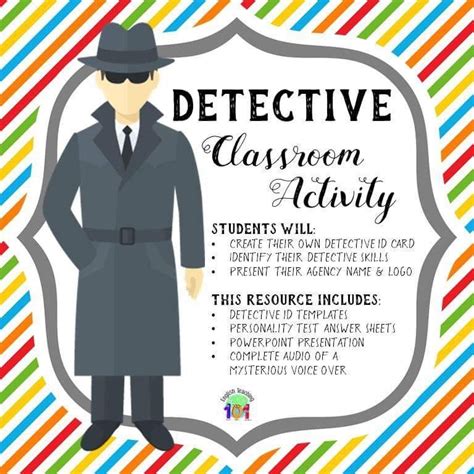 Detective Classroom Activity With Mysterious Voice Over English