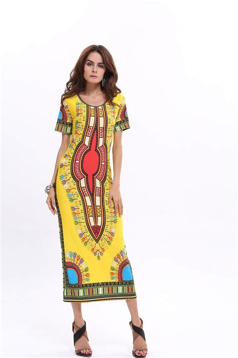 Free Shipping New Fashion Design African Traditional Print Dashiki Dress African Clothing 7028