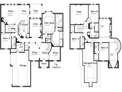 Unique 5 bedroom single storey house floor plans for sale. 5 Bedroom 2 Story House Plans Loft Bedrooms, simple two ...
