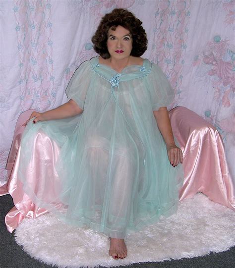 Me Sea Green Vintage Sheer Night Gown A Favorite Of Many Flickr