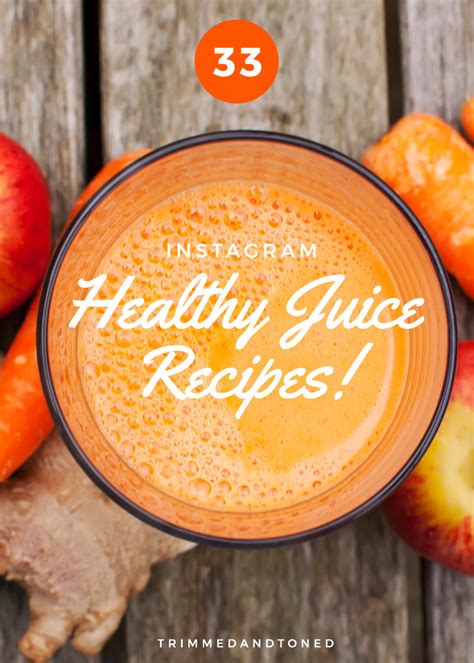 Juicing extracts the vital nutrients and live enzymes directly from fruits, vegetables, leafy greens, and these recipes are also designed to help you discover how easy and delicious juicing can be. 33 Healthy Weight Loss Juice Recipes From Instagram You ...