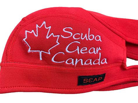Scap Red With Canada Maple Leaf Scuba Gear Canada