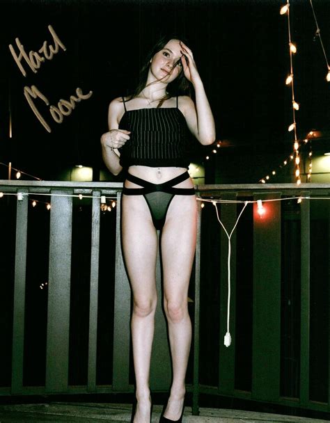 Hazel Moore Super Sexy Hot Adult Model Signed 8x10 Photo COA Proof 451