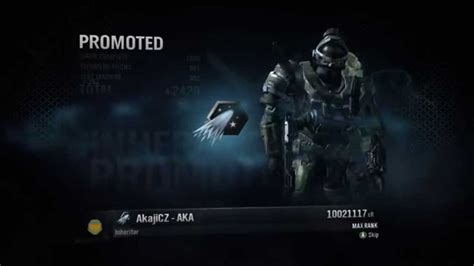 Ranking Up To Inheritor On Halo Reach Youtube