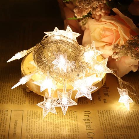 چراغ های تزیین چراغ های تزئینی Stars Led Lighting 5m 20led Fairy
